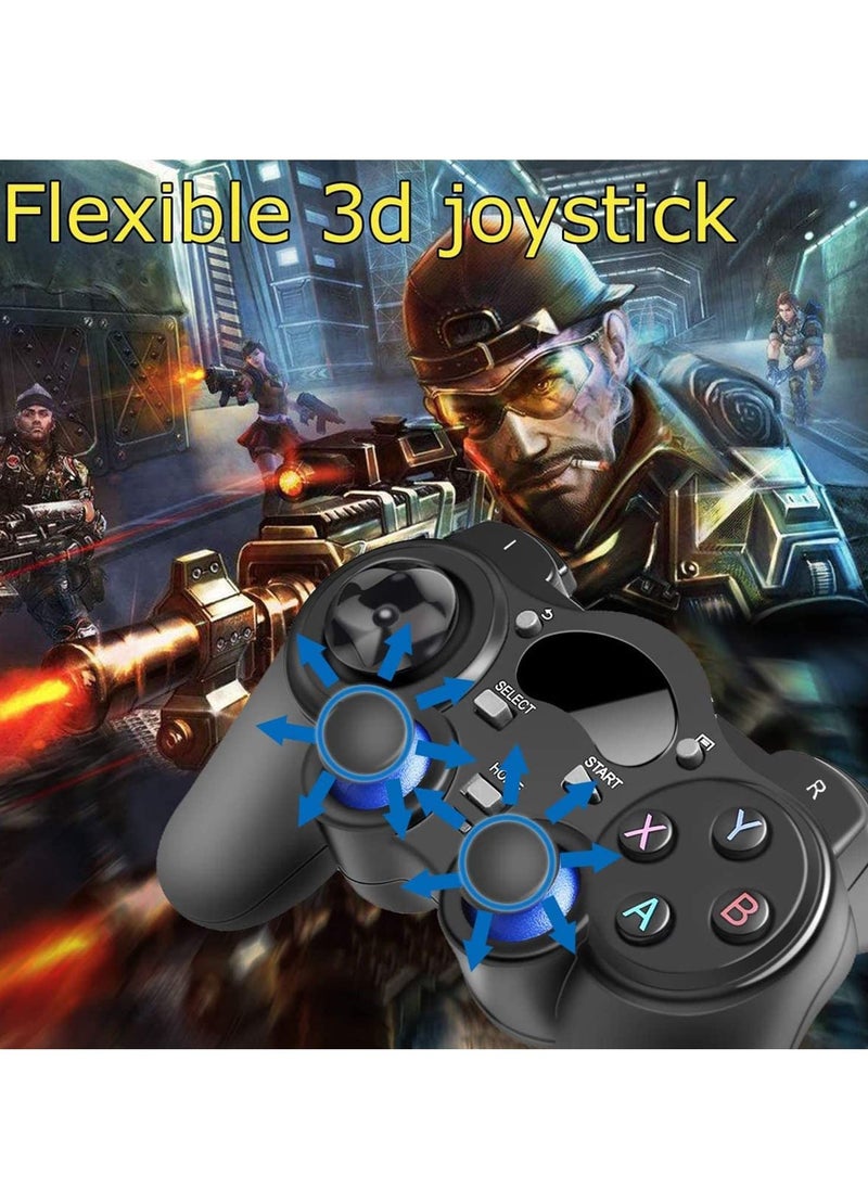 SYOSI - USB Wireless Gaming Controller Gamepad, PC Game for PC,for PC/Laptop Computer(Windows XP/7/8/10) & PS3 & Android & Steam - [Black] - Image 1