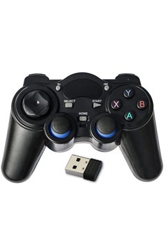USB Wireless Gaming Controller Gamepad, PC Game for PC,for PC/Laptop Computer(Windows XP/7/8/10) & PS3 & Android & Steam - [Black]