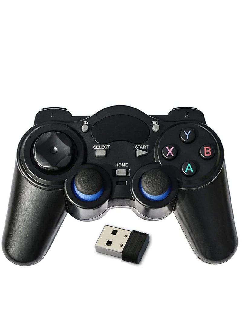 SYOSI - USB Wireless Gaming Controller Gamepad, PC Game for PC,for PC/Laptop Computer(Windows XP/7/8/10) & PS3 & Android & Steam - [Black] - Image 1
