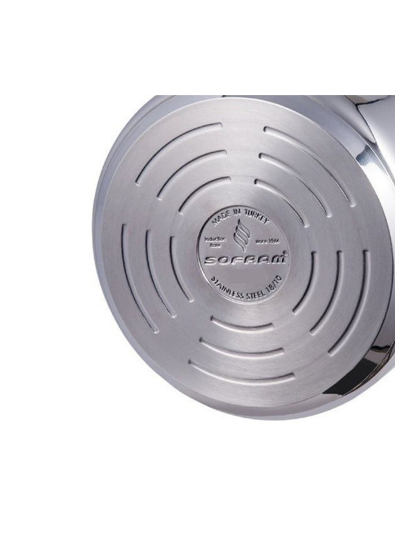 سوفرام طاوة سوفرام استيل تركي مقاس 22 سم - Image 3