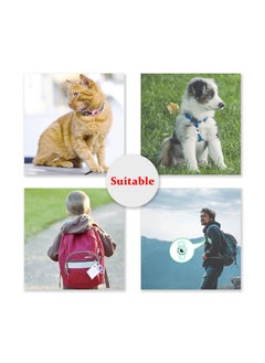 KASTWAVE 2 Pack Cat Collar Holder for Apple Air Tag, Cat Collar Holder Within 0.6 inch, for Airtag Dog Collar Holder Small, for Airtag Pet Collar Holder for Apple Airtag  - Image 3