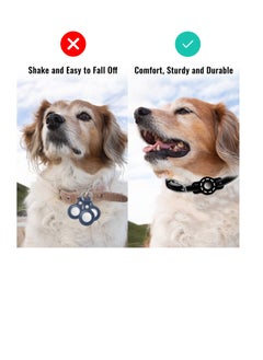 KASTWAVE 2 Pack Cat Collar Holder for Apple Air Tag, Cat Collar Holder Within 0.6 inch, for Airtag Dog Collar Holder Small, for Airtag Pet Collar Holder for Apple Airtag  - Image 5