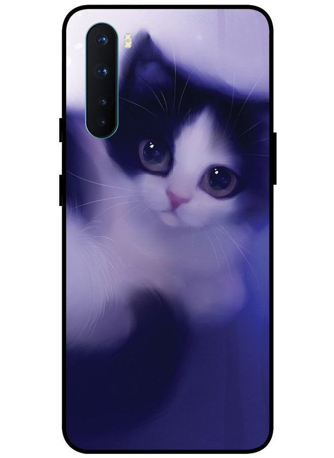 EYE CATCH - Protective Case Cover For OnePlus Nord Smart Series Printed Protective Case Cover for OnePlus Nord Cat - Image 1
