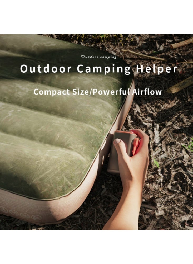 3-in-1 Mini Electric Air Pump:1300mAh Rechargeable Portable Pump with Camping Light | Quick Inflate/Deflate for Air Mattress, Pool Floats, Inflatable Beds, Vacuum Bags and Beach Toys - Image 5