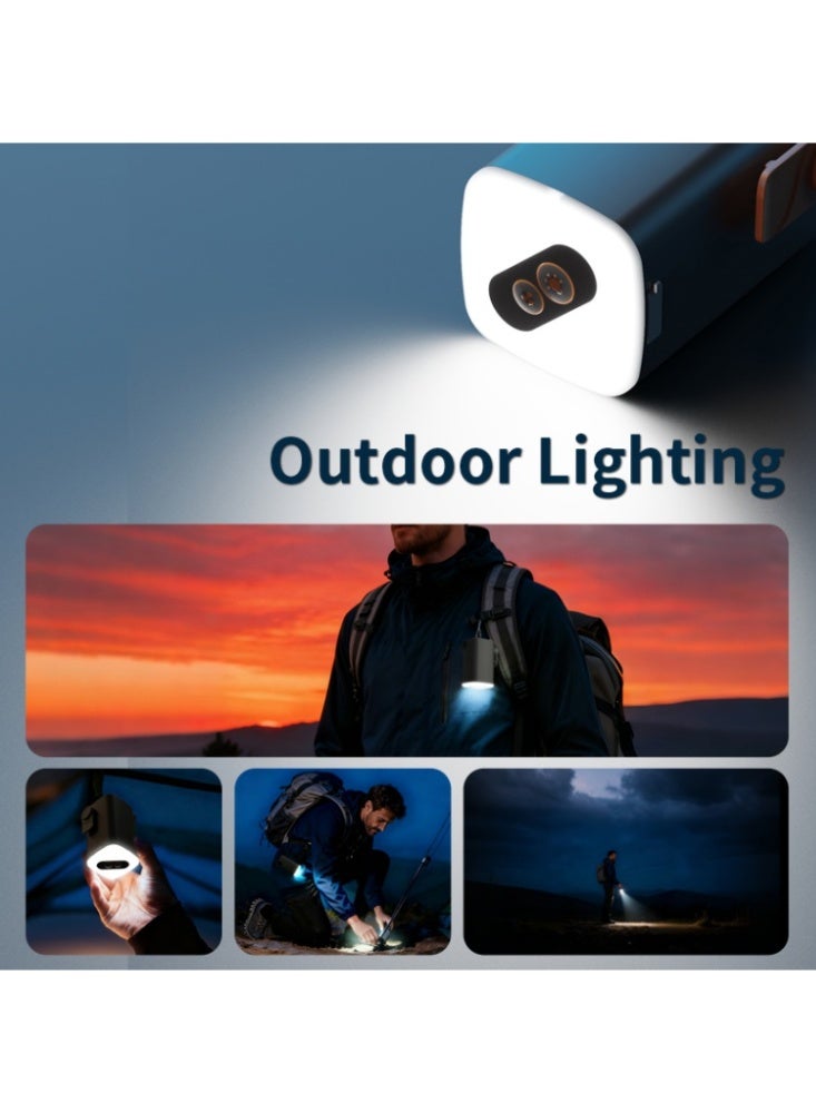 3-in-1 Mini Electric Air Pump:1300mAh Rechargeable Portable Pump with Camping Light | Quick Inflate/Deflate for Air Mattress, Pool Floats, Inflatable Beds, Vacuum Bags and Beach Toys - Image 4