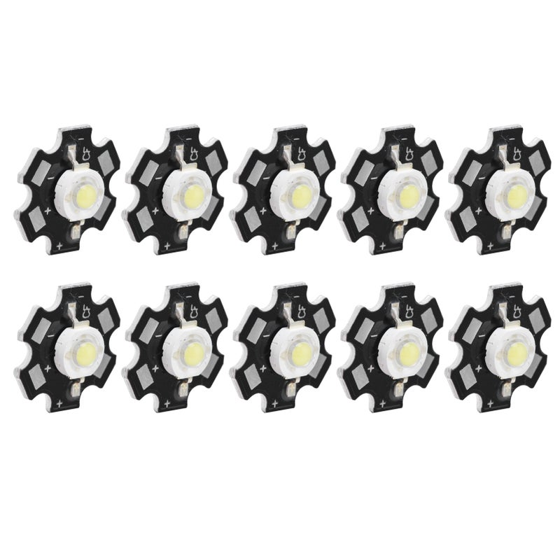 10Pcs Ultra Bright LED Chip 3V DIY Light Beads for Ceiling Light Downlight Flashlight Table LampWhite Light 6500K 3W - Image 4