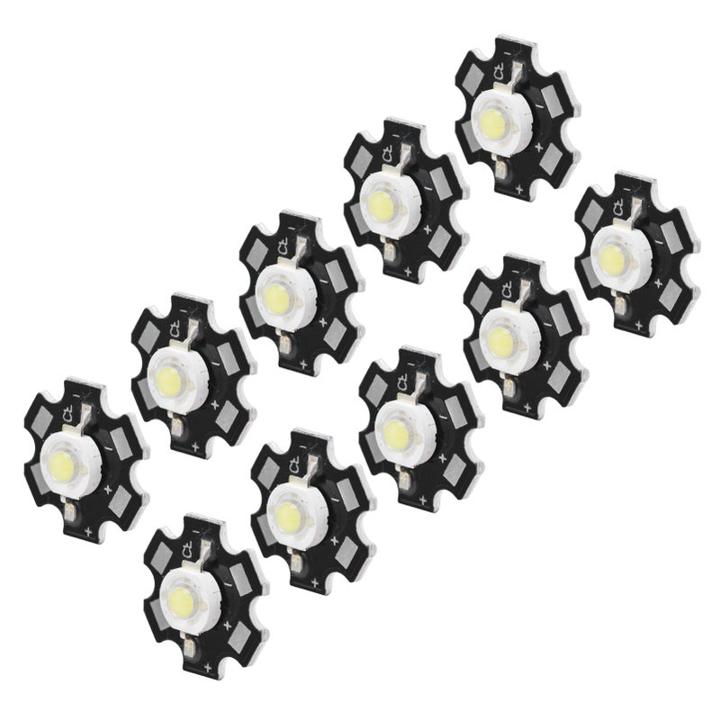 10Pcs Ultra Bright LED Chip 3V DIY Light Beads for Ceiling Light Downlight Flashlight Table LampWhite Light 6500K 3W - Image 2