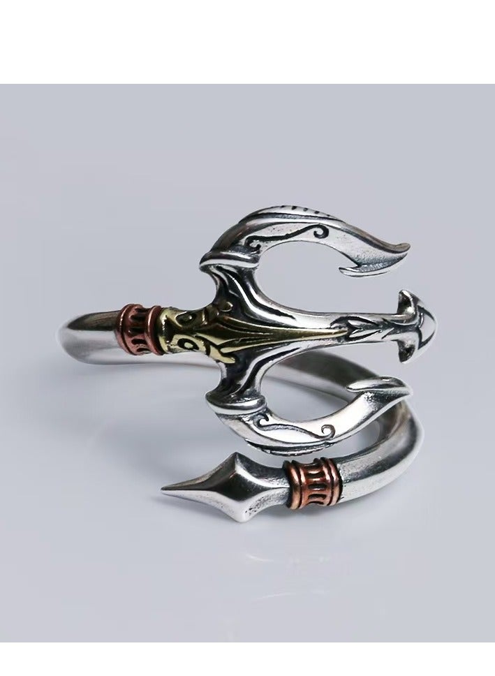 Akali The Trident retro ring has an adjustable opening  - Image 2