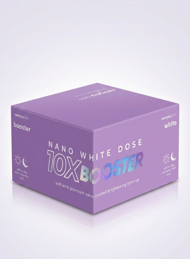 New You Skin Nano White Dose 10x Booster SPF 45 230 g Whitening Brightening Moisturizing Body Lotion Sun Protection Skin Care Cream - Image 1
