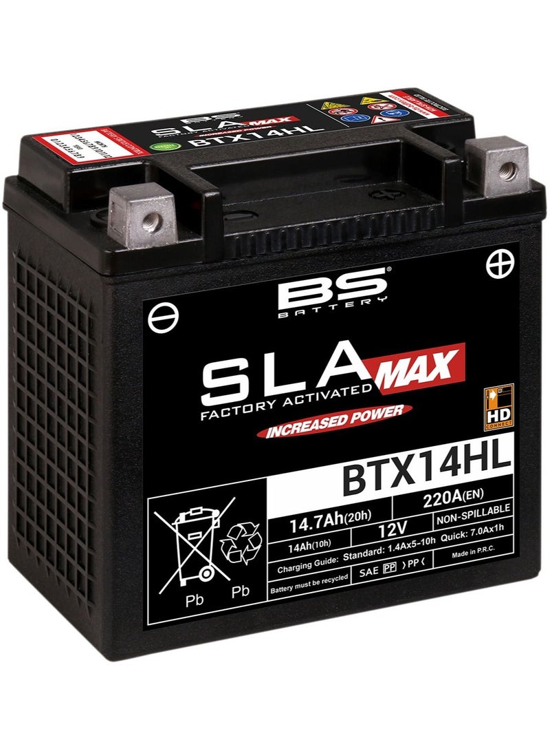 BS BATTERY BS BATTERY BTX14HL SLA-MAX 