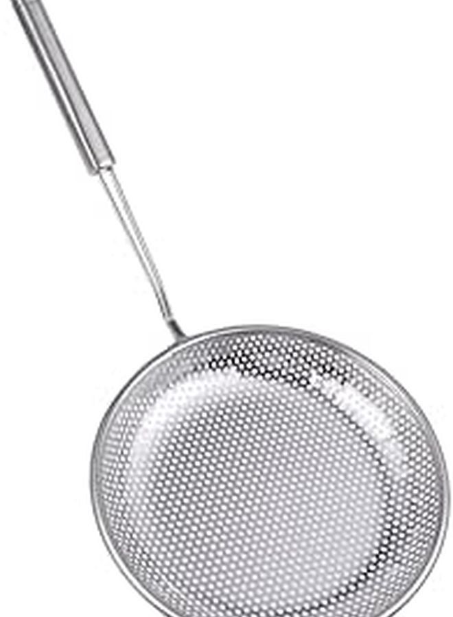 Stainless Steel Skimmer Spoon Slotted Ladle 20cm for Hot Pot Frying Kitchen Restaurant - Image 1
