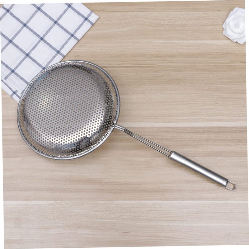 Stainless Steel Skimmer Spoon Slotted Ladle 20cm for Hot Pot Frying Kitchen Restaurant - Image 3