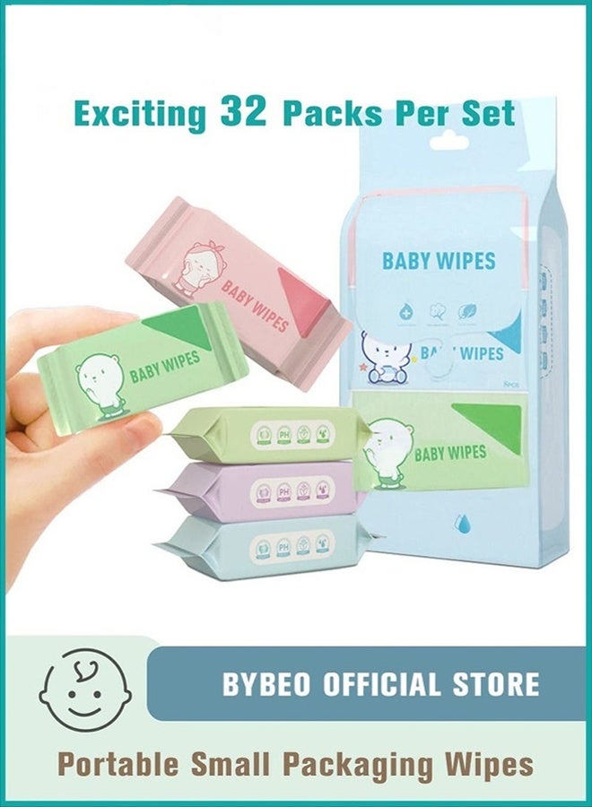 Portable Mini Wet Wipes, Hand  Mouth Cleansing Tissue Paper for Babies, Students, and Children High Quality - Image 1