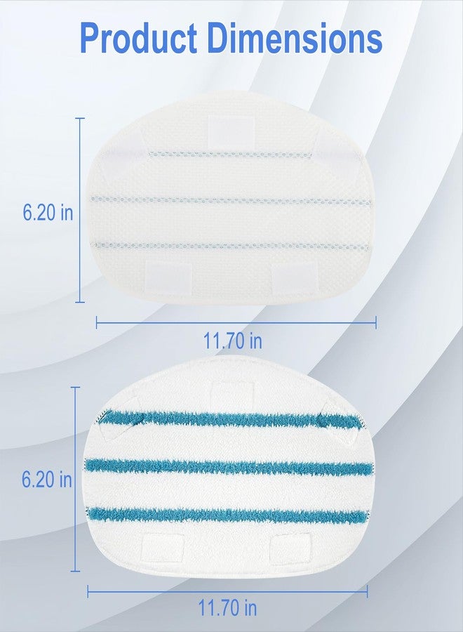 Laukowind 6 Pack Pur Steam Mop Pads - Compatible for PurSteam ThermaPro 10-in-1 and 211 Steam Mop, High-Quality Microfiber Pads for Cleaner Floors - Washable and Reusable - Image 2