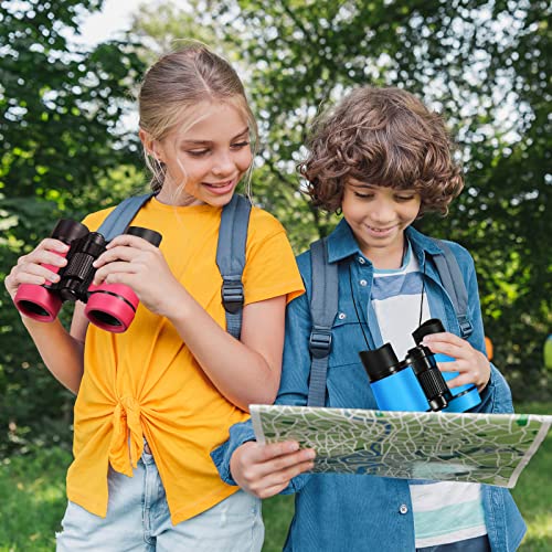 Yunsailing 6 Pack Kids Binoculars Shock Proof Toy Binoculars Set for Age 3-12 Years Boys Girls Hunting Folding Small Telescope Birthday Gifts Bird Watching Educational Learning Camping Outdoor (Stylish Colors) - Image 5