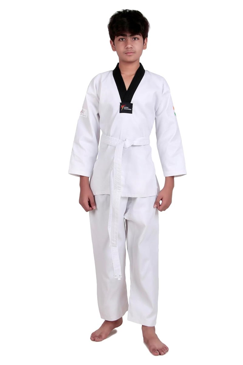 SKELETON Taekwondo Dress Uniform Made of Light Weight, Twill Weave, Basic Cut | - Image 1