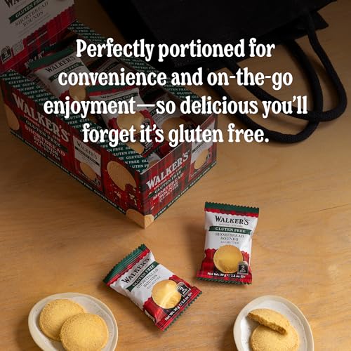 Walker's Walker’s All-Butter Shortbread Rounds, Gluten Free Cookies - Individually Wrapped (Pack of 24) - Authentic Shortbread Cookies from Scotland - Image 3