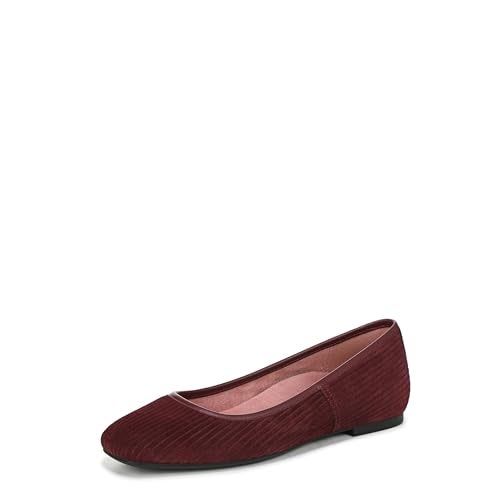Vionic Orinda Ballerina/Skimmer Shoes Cherry Jubilee Suede 8 M - Image 1
