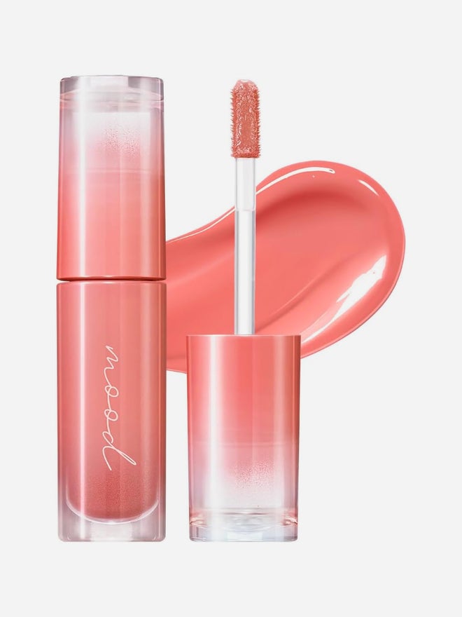PERIPERA Ink Mood Glowy Tint Lip Gloss 02 Coral Influencer - Image 1