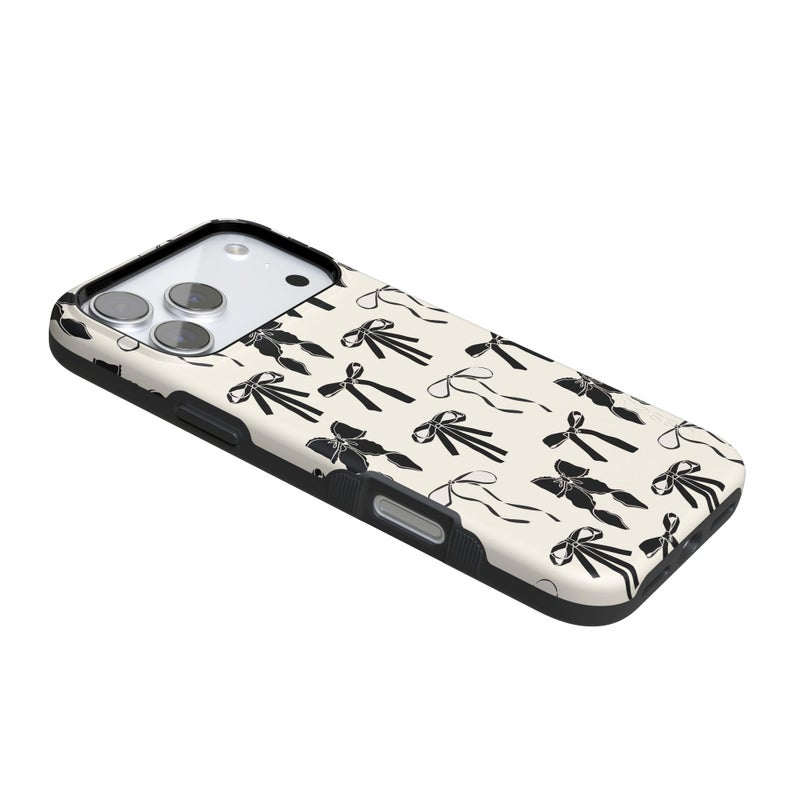 Casely iPhone 17 Pro Max Case | Goth Girlie | Black Bows | Bold Protective Design | Compatible with MagSafe - Image 3