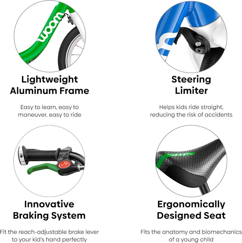 Woom Kids Bike – WOOM 1 Balance Bicycle for Toddlers – Lightweight Frame – Purple Haze - Image 4