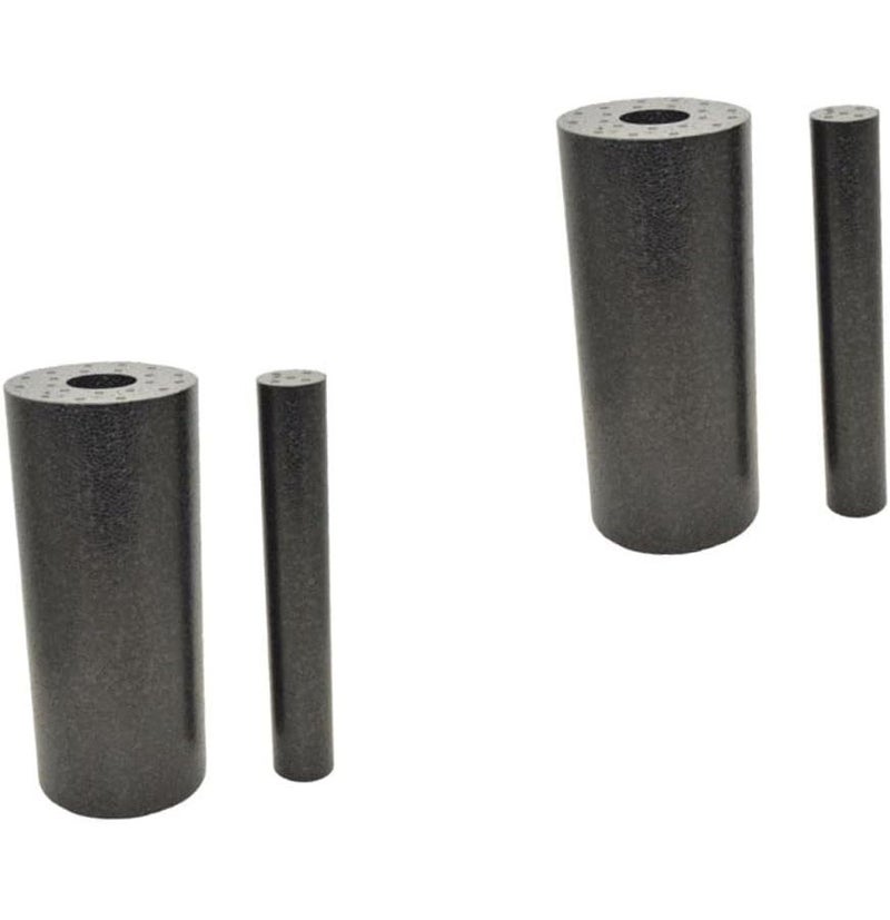 2 Sets Solid Yoga Pillars Muscle Massage Roller For Myofascial Release Home Gym Fitness - Image 1