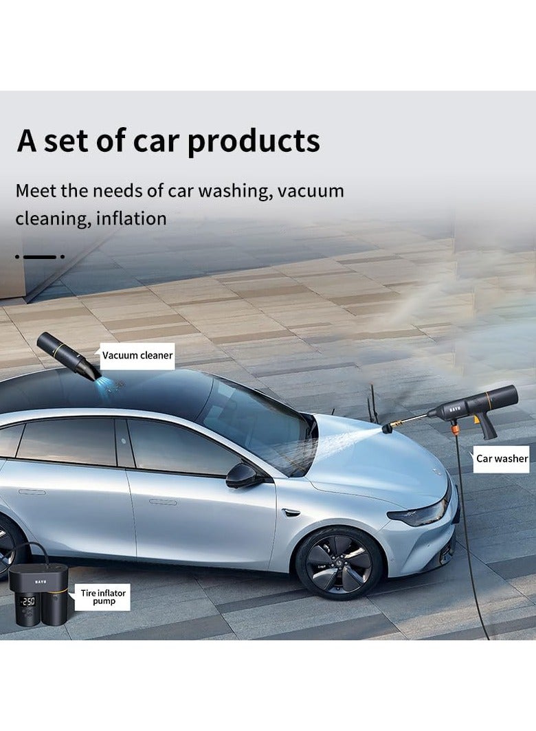 Bayu Auto Outdoor Smart Kit E-Pro - Tire Inflator - Car Washing Machine - Car Vacuum Cleaner - Image 2