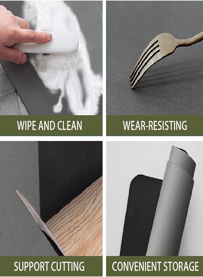 Whixant Dish Drying Mat, Super Absorbent Diatomaceous Dish Drying Pad, Quick Drying and Keeping Tidy Dish Drainer Mat for Kitchen Countertop, Sinks, Bar, Tableware - (30 * 40 cm) - Image 4
