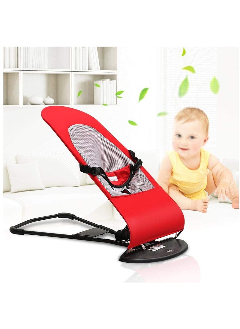 DubaiGallery Newborn Baby's Soft Bouncing Chair (Red)  - Image 2