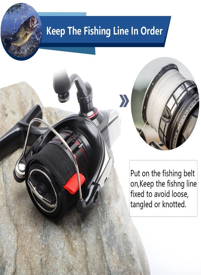 Dovesun Fishing Spool Belt Fishing Reel Protection Spinning Reels Fishing Reel Accessories 4pcs Medium - Image 2