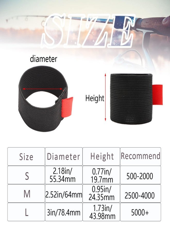 Dovesun Fishing Spool Belt Fishing Reel Protection Spinning Reels Fishing Reel Accessories 4pcs Medium - Image 5