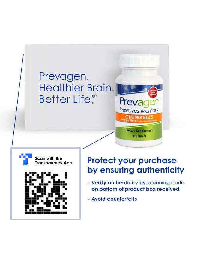 Prevagen Improves Memory Regular Strength 10Mg 30 Chewables;Orange1 Pack; With Apoaequorin & Vitamin D With Attractive And Stackable Storage Box;Brain Supplement For Better Brain Health - Image 4