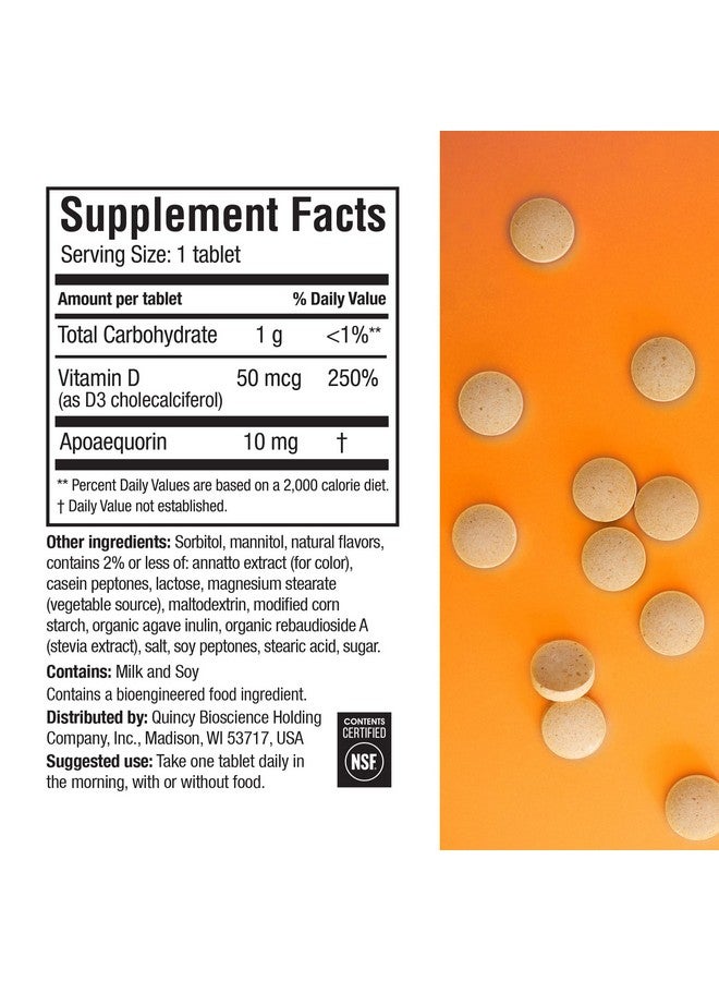 Prevagen Improves Memory Regular Strength 10Mg 30 Chewables;Orange1 Pack; With Apoaequorin & Vitamin D With Attractive And Stackable Storage Box;Brain Supplement For Better Brain Health - Image 3