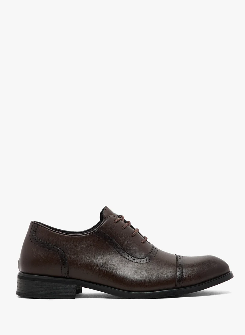 Robert Wood Brogue Detail Oxford Formal Lace Ups