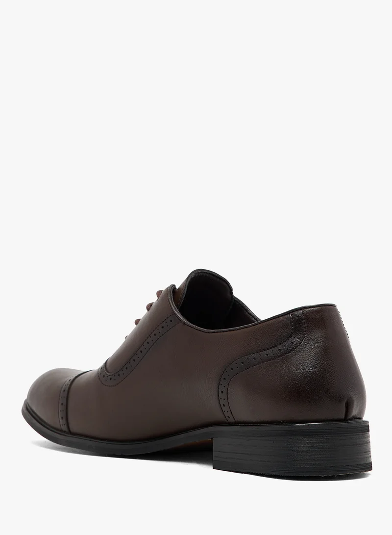 Robert Wood Brogue Detail Oxford Formal Lace Ups