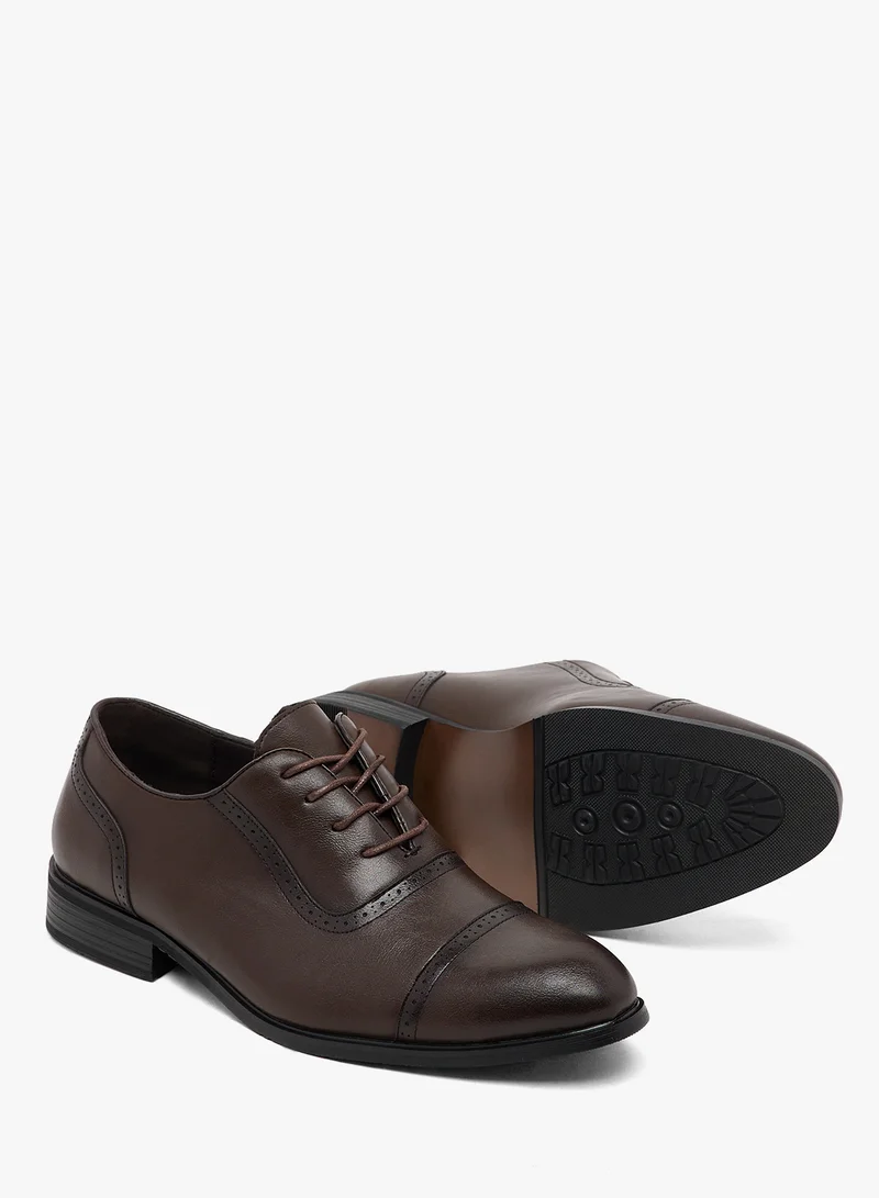 Robert Wood Brogue Detail Oxford Formal Lace Ups