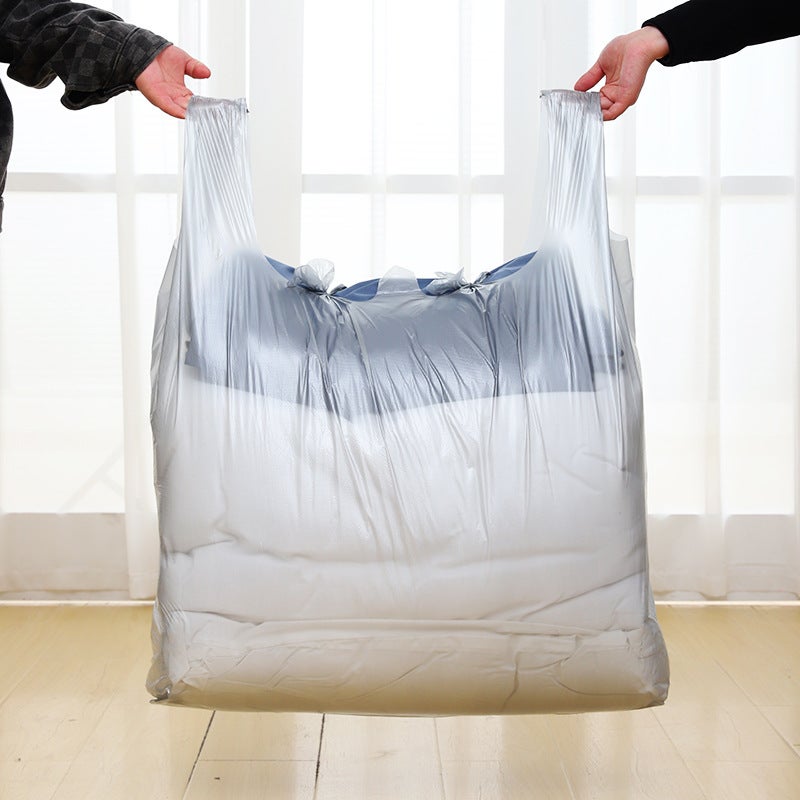 On Behalf Of The Hair Silver Gray Thick Large Plastic Bag Moving Packing Bag Disposable Clothes Storage Bag Quilt - Image 3