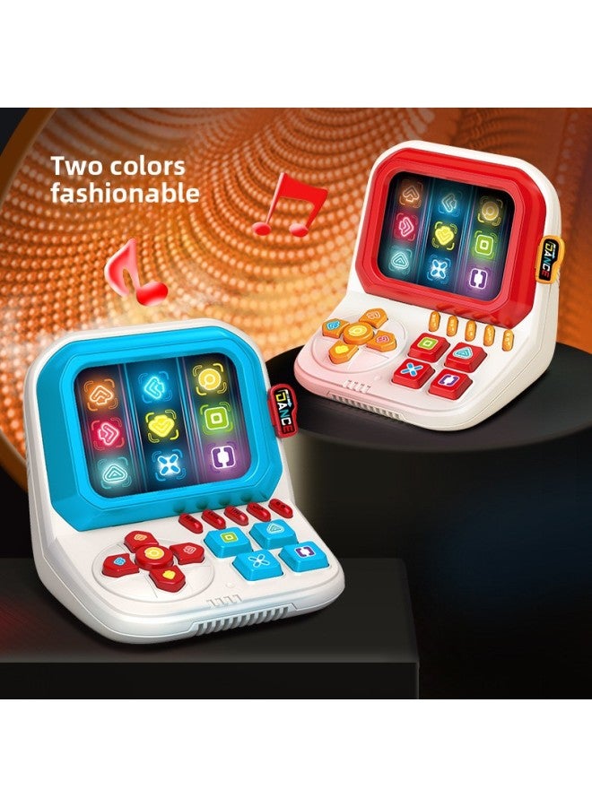 Loquat Children's Finger Dancing Machine Puzzle Pass-through Quick Push Game Machine Boys And Girls Press Music Decompression Toys-Color:Blue Color Box 【with Ordinary Battery And Screwdriver】 - Image 4