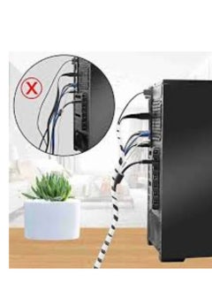 KNP KNP White Spiral Cable Wrap 12 MM  - Image 2