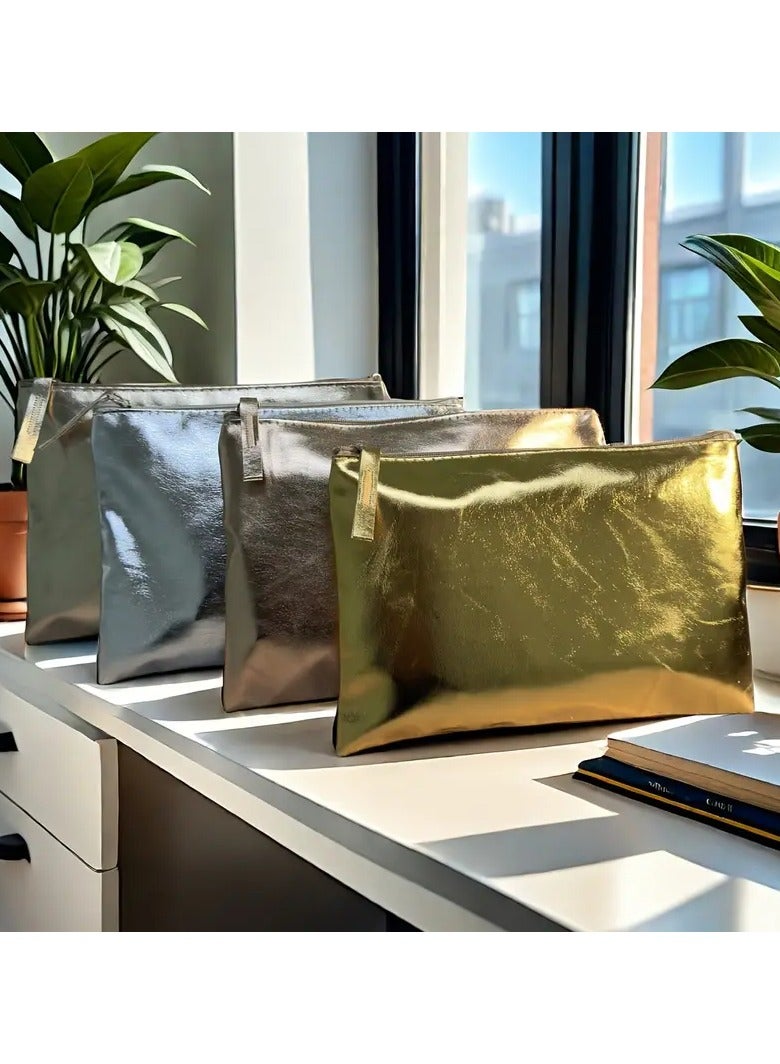 Rozino Large Capacity Fashion Makeup Bag - A Spacious Travel Makeup Bag with Ample Storage Space, Perfect for Lipstick, Stationery, And Beauty Essentials - a Stylish And Compact Women's Portable Accessory - Image 4