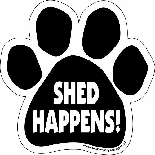 Imagine This Car Magnet- Paw-Shed Happens-5.5" x 5.5" - Image 4