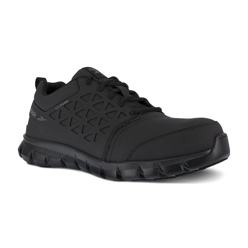Reebok Work Men's Sublite Cushion Work - Eh - Comp Toe Black - 7 Wide - Image 5