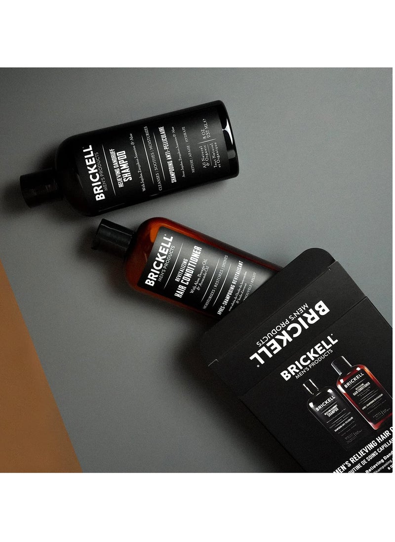 Brickell Men’s Daily Relieving Hair Care Routine, Dandruff Shampoo and Conditioner Set For Men, All Natural and Organic, Scented - pzsku/Z1F80A630136C8816C494Z/45/_/1739455952/d5143a24-2ab4-4bac-8658-fdd5b2233eed