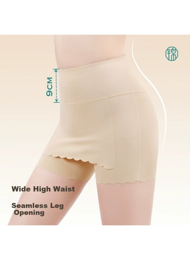 Jindu Women's Safety Shorts, Anti-light Leakage Seamless Underwear With Double-layer Coverage In The Triangle Area, Anti-embarrassment Ice Silk Bridal Leggings For Summer - Image 4