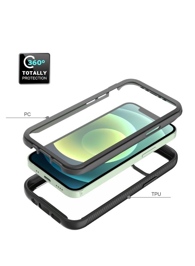 Zaboon Case For iPhone 12 mini Starry Sky Solid Color Series Shockproof PC + TPU Case with PET Film - Image 4