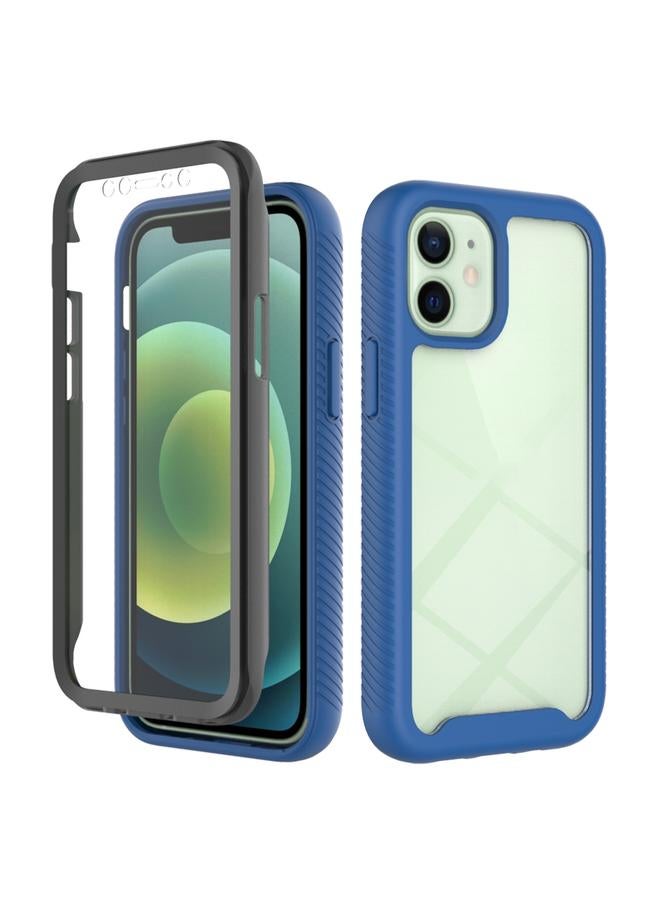 Zaboon Case For iPhone 12 mini Starry Sky Solid Color Series Shockproof PC + TPU Case with PET Film - Image 1