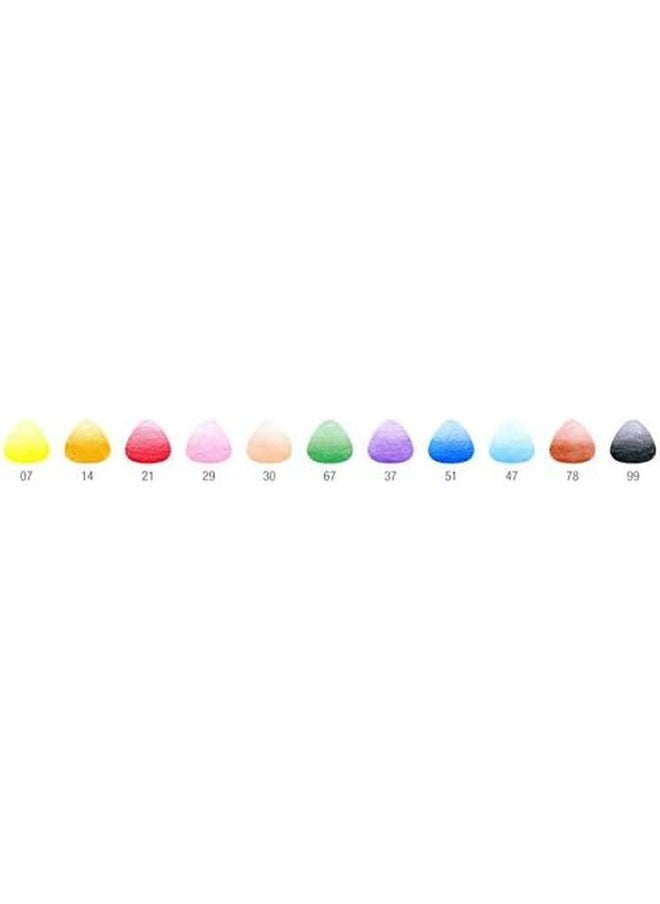 FABER-CASTELL - Color Pencils Tri Grip Lon 12 Coloring Pencils - Image 1