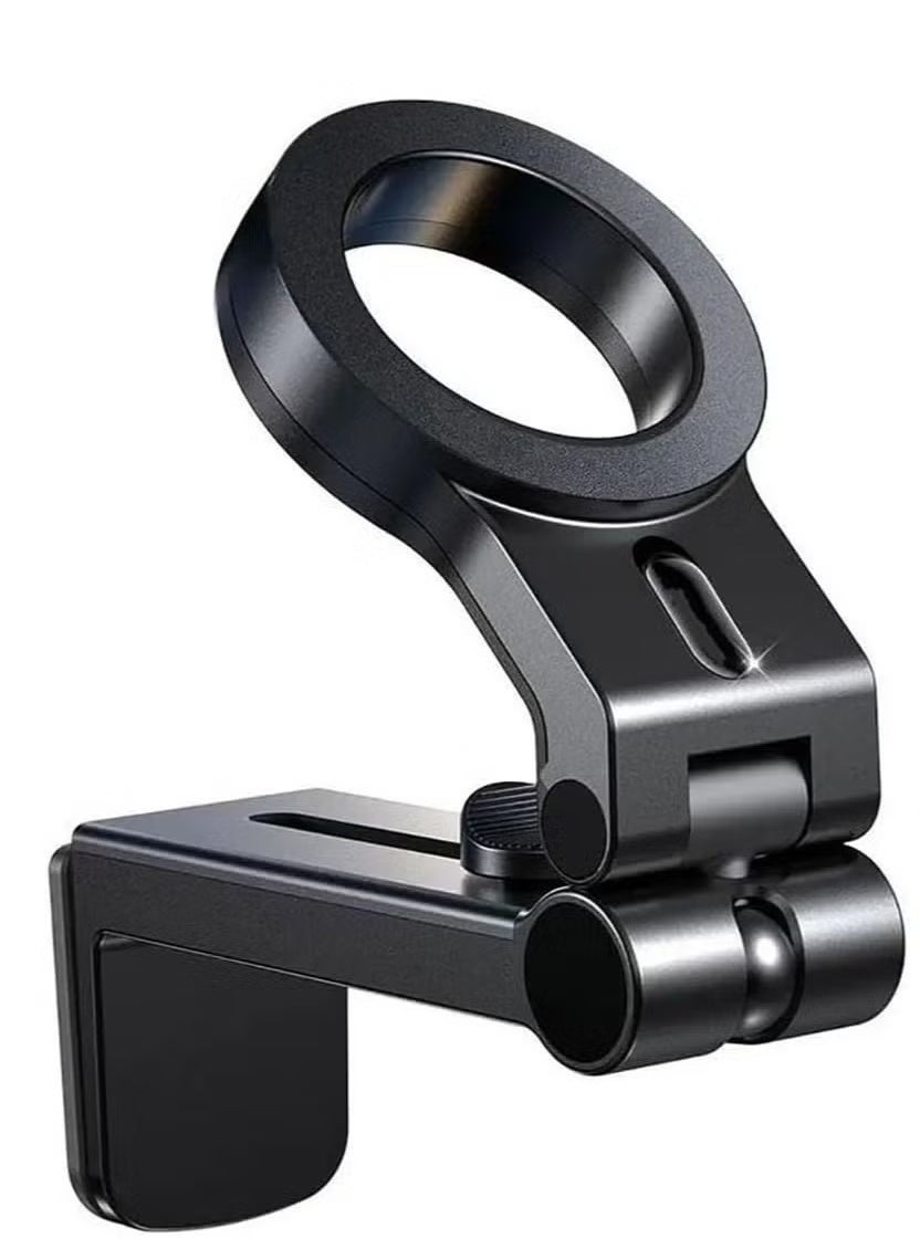 Car Phone Mount Holder Magnetic 360° Flexible Rotation Airplane Phone Mount for iPhone 15 Pro Max, Universal Hands-Free Car Mount for Travel Essentials, Easy Installation for iPhone, Samsung & More