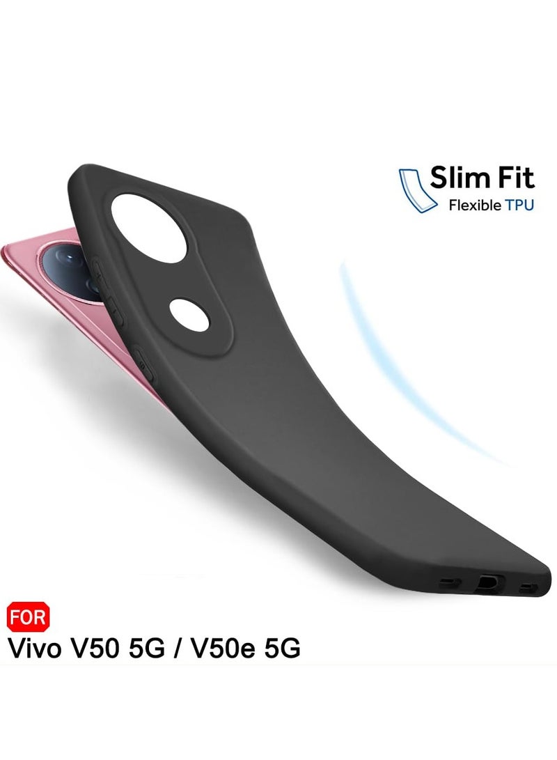 غطاء خلفي لهاتف Vivo V50 5G بتصميم رفيع وواقي بلمسة نهائية غير لامعة، حماية للكاميرا، لهاتف Vivo V50 - Image 3