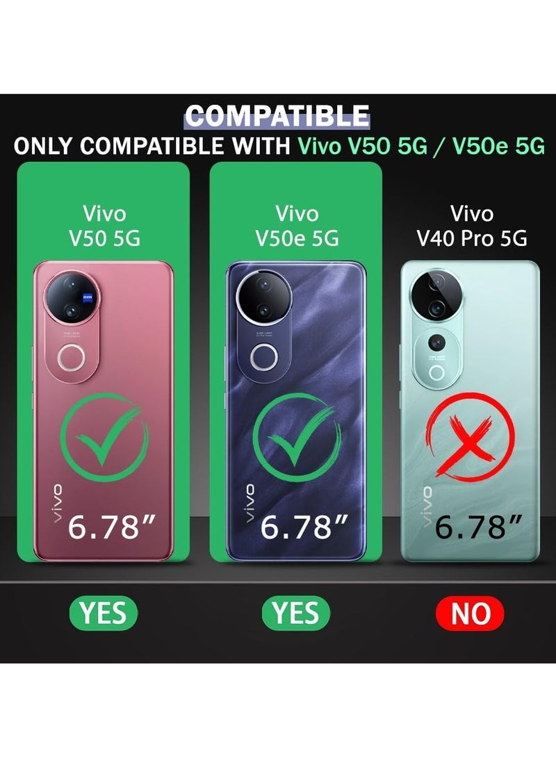 غطاء خلفي لهاتف Vivo V50 5G بتصميم رفيع وواقي بلمسة نهائية غير لامعة، حماية للكاميرا، لهاتف Vivo V50 - Image 2